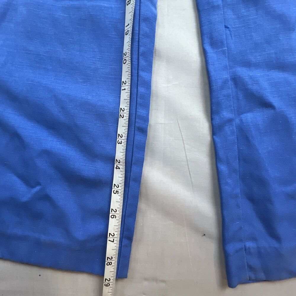 Loft Linen Blend Peyton Trouser Wide Leg Pants Size 12 - Picture 4 of 6